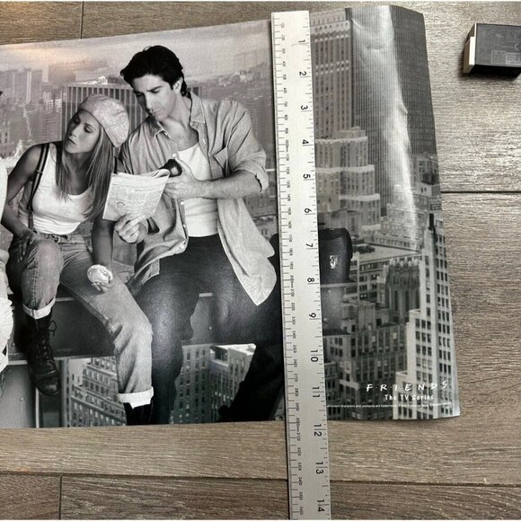 Y2K Friends TV Show Poster New York City Lunch Atop a Skyscraper 36x12 Rolled - Picture 2 of 7